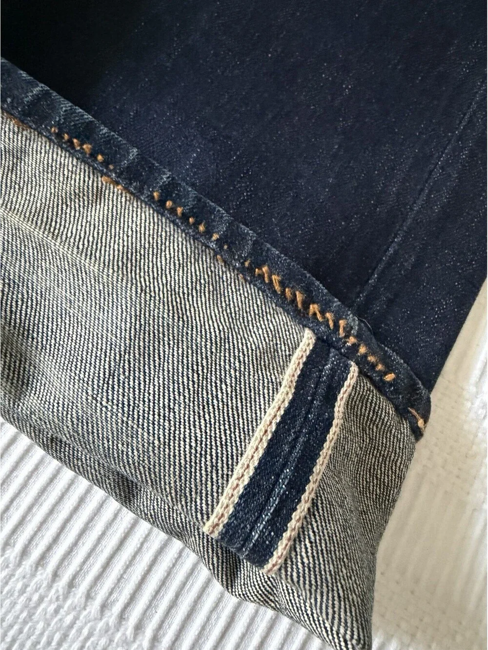RRL Selvedge Denim Jeans 32x34 Straight Leg Men's Japan Selvedge Made in USA